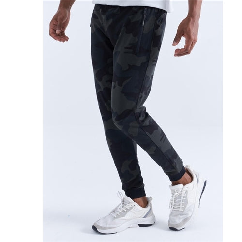 84754 Camouflage Patterned Slim Fit Jogger Tracksuit Bottom