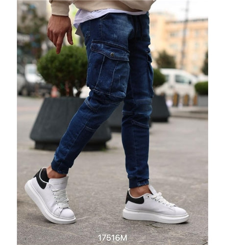 17516-35 I8 Denim Cargo Jean