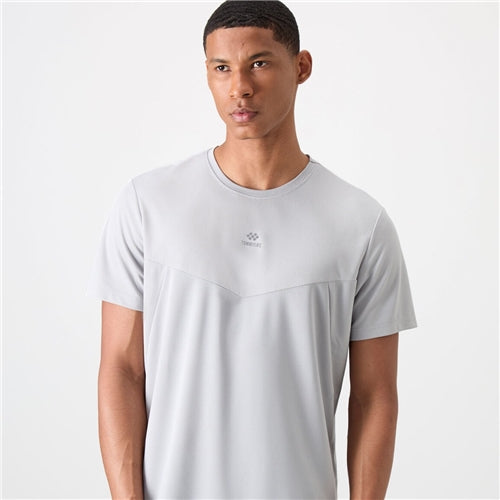 88391 Polyester Breathable Textured Thin Flexible Standard Fit Men's Performance T-Shirt