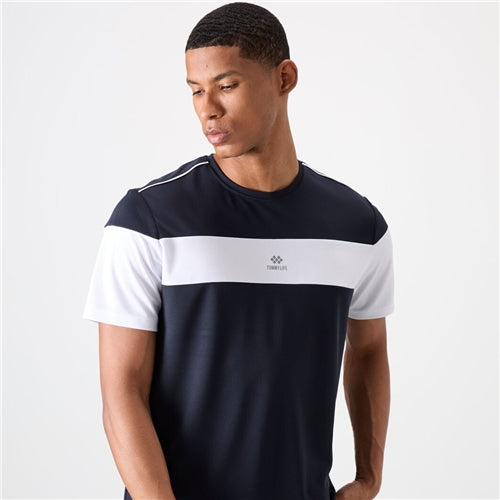 88396 Polyester Breathable Textured Thin Flexible Standard Fit Men's Performance T-Shirt