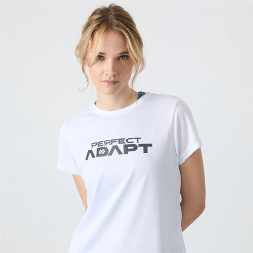 97283 Polyester Breathable Textured Thin Flexible Standard Fit Performance Women's T-Shirt