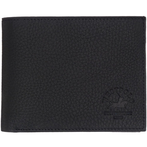 553 Westpolo Panoma Transparent Card Holder Compartment Unisex Genuine Float Leather Wallet Card Holder
