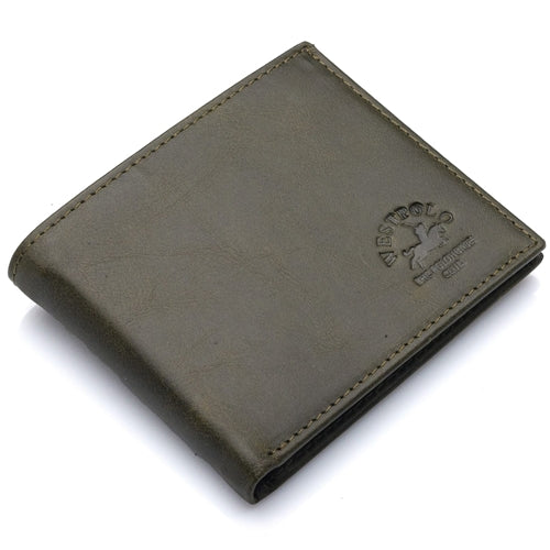 1435C Westpolo Martini Unisex Crazy Antique Genuine Leather Wallet Card Holder with Large Card Holder Compartment