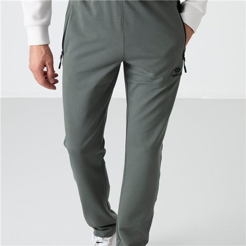 84671 Zippered Three Pocket Slim Fit Classic Leg Men's Tracksuit Bottom