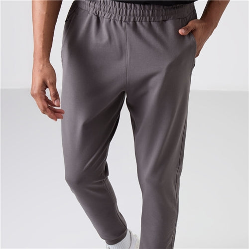 82133 Cotton Soft Texture Standard Fit Embroidered Men's Tracksuit Bottom