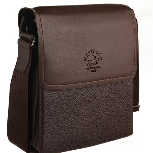 4017 Westpolo Genuine Leather Water Resistant Hand and Shoulder Strap Crossbody Bag