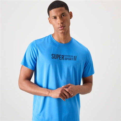 88385 Polyester Breathable Textured Thin Flexible Standard Fit Men's Performance T-Shirt