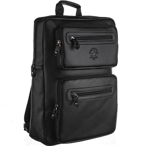 6050 Westpolo Genuine Shoulder Strap Leather Backpack