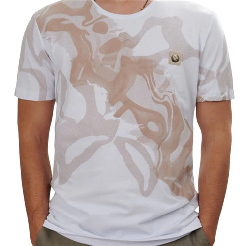 ST-91627 Mondo Cloud Print Men T-Shirt