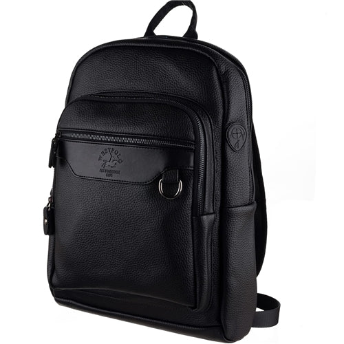 6012 Westpolo Genuine Leather Water Resistant Hand and Shoulder Strap Leather Bag