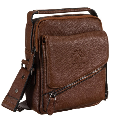 7042 Westpolo Genuine Leather Water Resistant Hand and Shoulder Strap Crossbody Bag